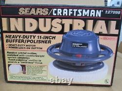 11 In Heavy Duty Sears Craftsman Buffer Polisher Model 927098 SUPER RARE VINTAGE