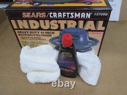 11 In Heavy Duty Sears Craftsman Buffer Polisher Model 927098 SUPER RARE VINTAGE