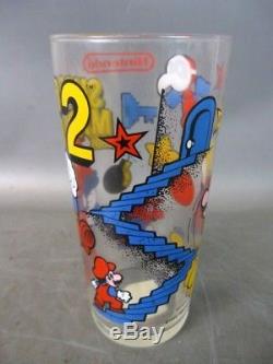 12 New Vintage Nintendo Super Mario Bros 1989 Cups / Glasses Rare Free Shipping