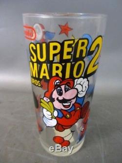 12 New Vintage Nintendo Super Mario Bros 1989 Cups / Glasses Rare Free Shipping