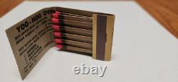 1958 Yoo-Hoo Mickey Mantle FULL UNUSED Matchbook. Vintage Super Rare