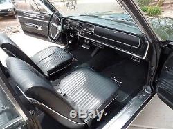 1967 Dodge Coronet R/T CONVERTIBLE TRIPLE BLACK RARE mopar super bee
