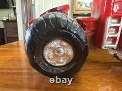 1970s Super Rare Vintage Heavy Chalkware Carnival Big Rig Truck Man Cave Lamp