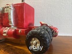1970s Super Rare Vintage Heavy Chalkware Carnival Big Rig Truck Man Cave Lamp