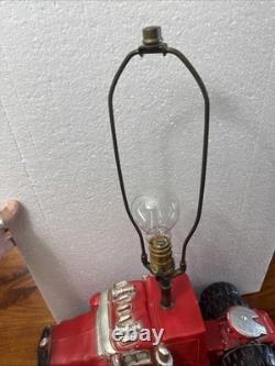 1970s Super Rare Vintage Heavy Chalkware Carnival Big Rig Truck Man Cave Lamp