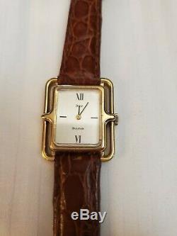 1976 Vintage Christian Dior Bulova Ladies Watch Runs Super rare