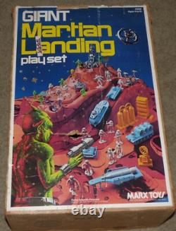1977 Marx Giant Martian Landing Playset #4306 Vintage Space Toy, Super Rare 1977 Marx Giant Martian Landing Playset #4306 Vintage Space Toy, Super Rare