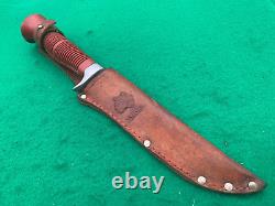 1977 Puma SUPER RARE 6362 MARINER Germany KNIFE RARE vintage SHEATH Solingen