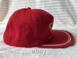 1980's Ayrton Senna Vintage TAS Torcida Original Cap Super Rare Red Version
