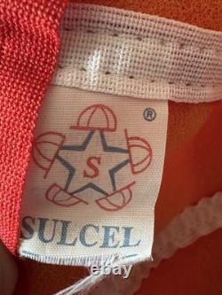 1980's Ayrton Senna Vintage TAS Torcida Original Cap Super Rare Red Version