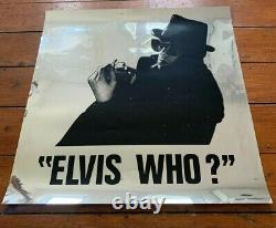 1981 Elvis Costello Vintage Metallic Promo Poster Trust Elvis Who SUPER RARE