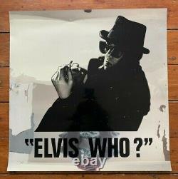 1981 Elvis Costello Vintage Metallic Promo Poster Trust Elvis Who SUPER RARE