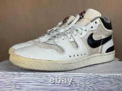 1986 Nike Mac Attack John McEnroe SUPER RARE GRASS Vintage Tennis LeBron SZ 9.5