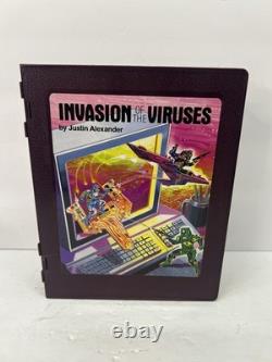 1989 Vintage Mattel Computer Warriors Action Figures Book Playset VTG SUPER RARE