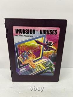 1989 Vintage Mattel Computer Warriors Action Figures Book Playset VTG SUPER RARE