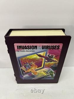 1989 Vintage Mattel Computer Warriors Action Figures Book Playset VTG SUPER RARE