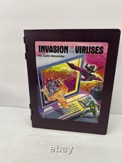 1989 Vintage Mattel Computer Warriors Action Figures Book Playset VTG SUPER RARE