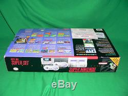1992 Rare Super Nintendo SNES Console System Boxed Super Mario World vintage CIB