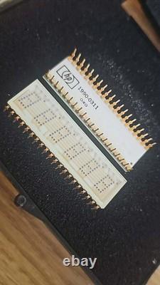 1x Super Rare Vintage White Gold Ceramic IC HP 1990-0311 Dot Matrix Display Chip