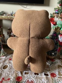 2 Hello Kitty Plush Gingerbread Men Super Rare Vintage Sanrio
