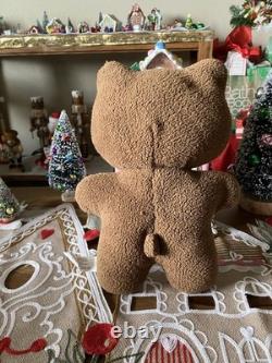 2 Hello Kitty Plush Gingerbread Men Super Rare Vintage Sanrio