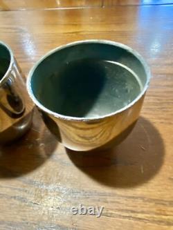 2-SUPER RARE Vintage Mickey Thompson M/T Wheel Center Caps 3 Heavy Metal