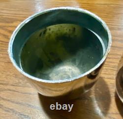 2-SUPER RARE Vintage Mickey Thompson M/T Wheel Center Caps 3 Heavy Metal