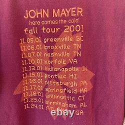 2001 Super Rare Early John Mayer Tour T-shirt / Japanese Animé Vintage Tee Small