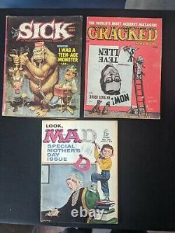 22 Vintage Super Rare Different Humor Magazines In Good Condiiton, 10 #1's Too