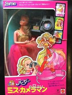 70's Barbie Super Star Miss Cameraman Doll set Japanese Exclusive Packaging Rare
