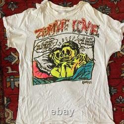 70s Super Rare Zombie Love Punk Vintage nirvana T-shirt