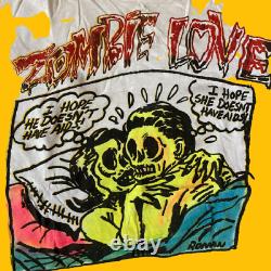 70s Zombie Love Punk nirvana T-shirt Super Rare Vintage