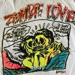 70s Zombie Love Punk nirvana T-shirt Super Rare Vintage