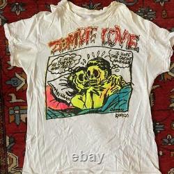 70s Zombie Love Punk nirvana T-shirt Super Rare Vintage