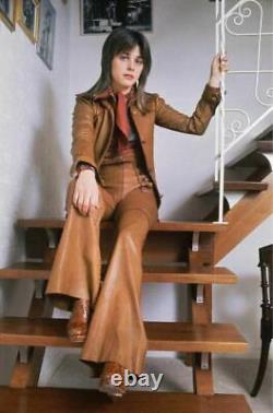 70s vintage Super Rare North Beach Leather Jacket Hippie Jimichen Susie Qualtro