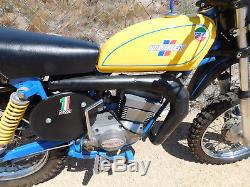 77 ITALJET CX 80R Vintage MX MotoCross 80cc Super Rare PRO LEVEL Italian WORKS