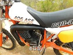 84 CAN-AM 406 ASE Super Rare -1of1- Vintage ENDURO MX MotoCross Championship #1