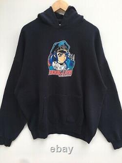 90s vintage Hook Ups Super Assassin hooded sweatshirt hoodie size XL rare