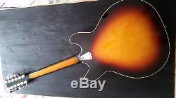 AWESOME VINTAGE HAGSTROM Viking SUPER RARE 12 STRING Hollow Body Electric Guitar