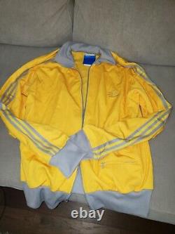 Adidas Vintage Jacket. Brand NEW. Super rare Sunshine/Aluminum 2 XL