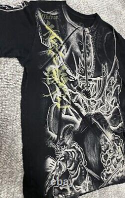 Affliction Heroes And Demons Horiyoshi Super Rare Vintage Size M