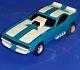 Afx Cuda Funny Car Blue/white Fast Mean Green Arm Ho Slot = Vintage Super Rare