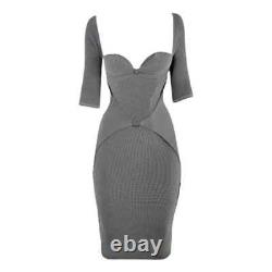 Agent Provocateur Super Rare Vintage Icon Thora Grey Dress Size 2 Small Uk8 Bnwt