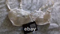 Agent Provocateur Super Rare Vintage Ivory Lacy Peek-a-boo Bra 32c Bnwt