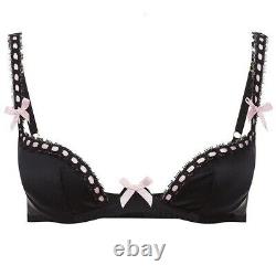 Agent Provocateur Super Rare Vintage Momoko Black/pink Bra 36d Bnwt