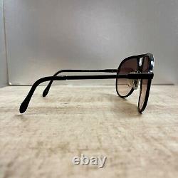 Alpina M1 64 West Germany Black/Gold Vintage Sunglasses Great con! Super Rare