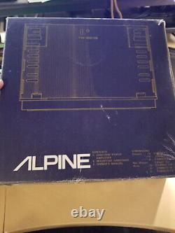 Alpine 3535 Vintage Old School Super Rare 1/2 Din amplifier New in box