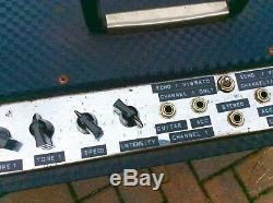 Ampeg Super Echo Twin ET 2 guitar amplifier 1963 Vintage rare original 2x12 comb