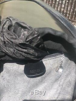 Auth Gucci Vintage Soho Patent Leather Drawstring/Bucket Black Bag Super Rare