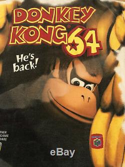 Authentic Vintage Donkey Kong 64 Promo Tee XL SUPER RARE Nintendo 64 90s T Shirt